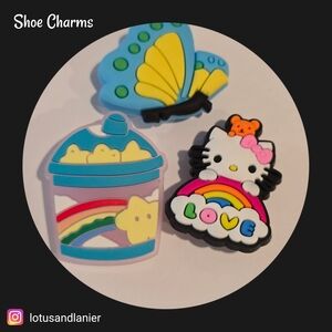 Shoe Charms Rainbows End Set Of 3